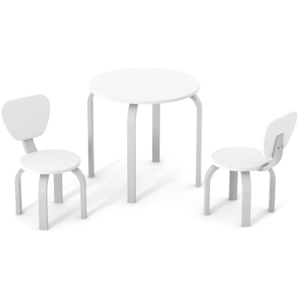 Dětský stolek Zukko Gekko Kids, Bílá / Šedá